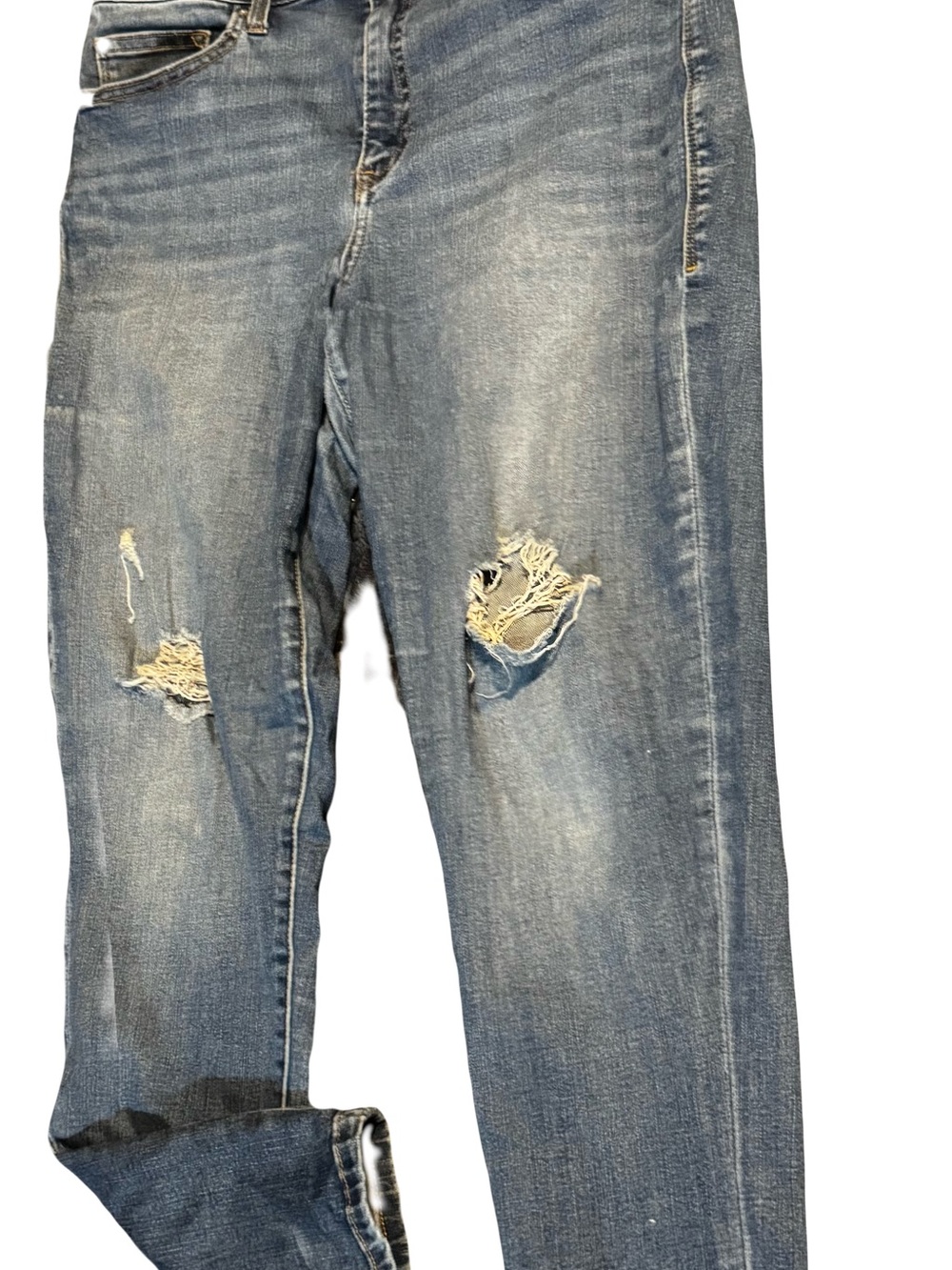 LuLaRoe Distressed Light Blue Boyfriend Jeans